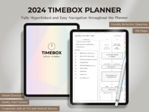 Pastel Timebox Planner