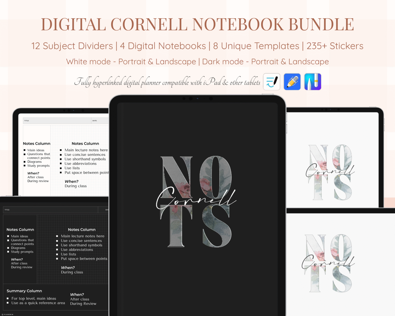 Digital Cornell Notebooks Bundle