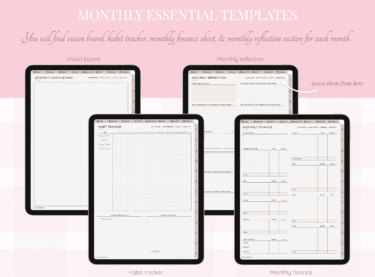 Monthly Essential templates