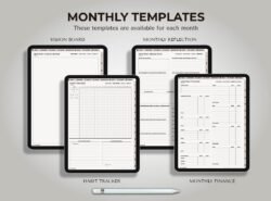 Monthly templates- All in one