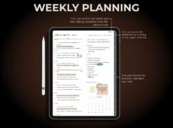 Weekly planning Page In Weekly Planner