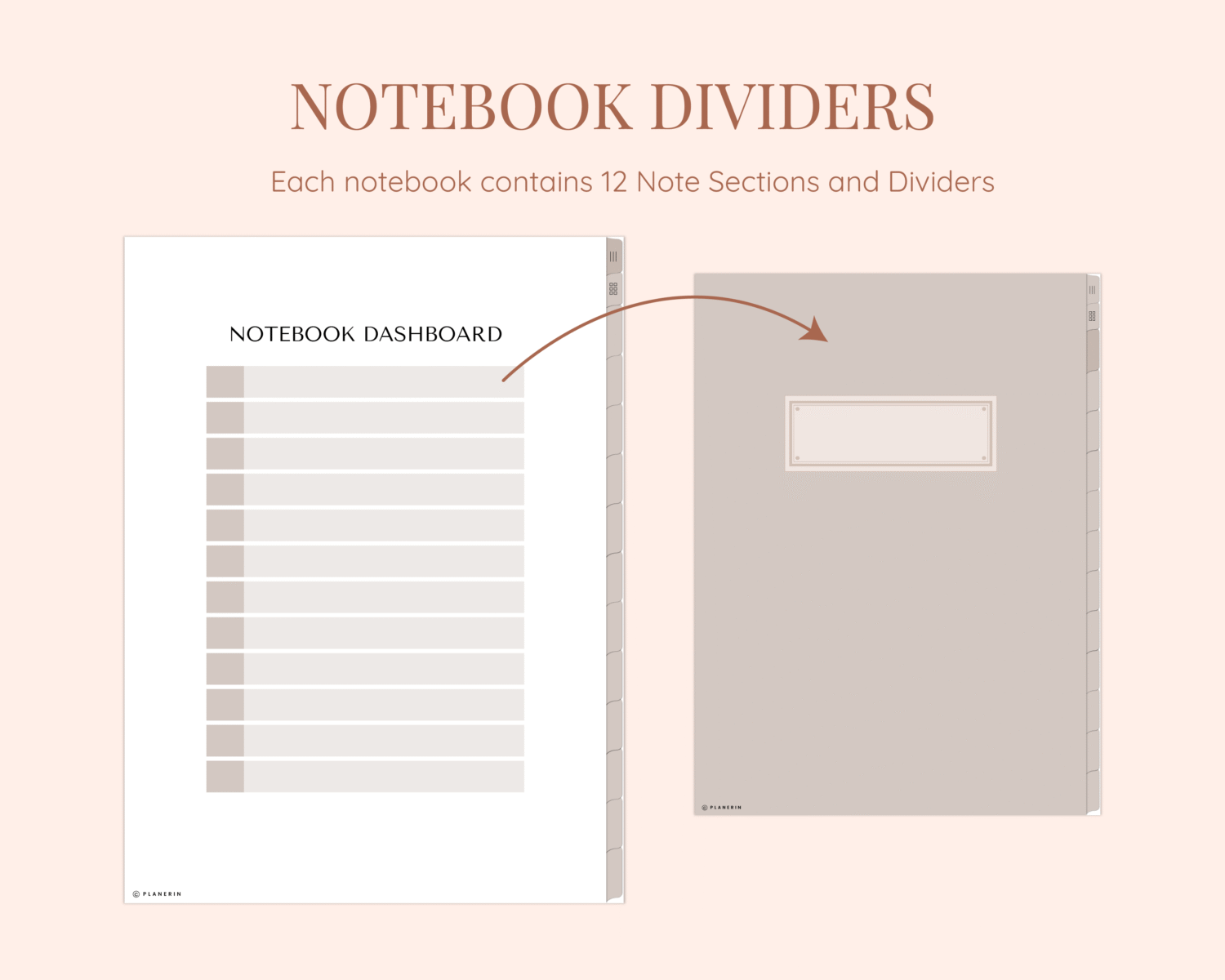 Notebook Dividers 3 in 1