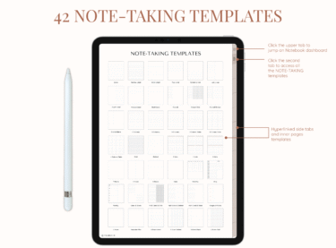 Templates of notetaking