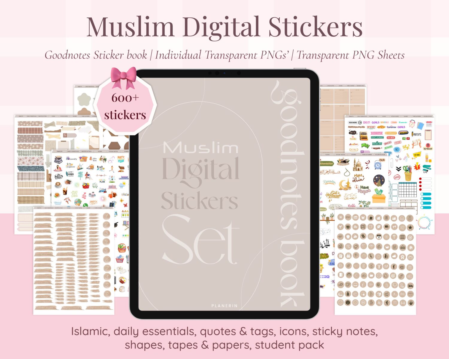 Muslim Aesthetic Digital Stickers