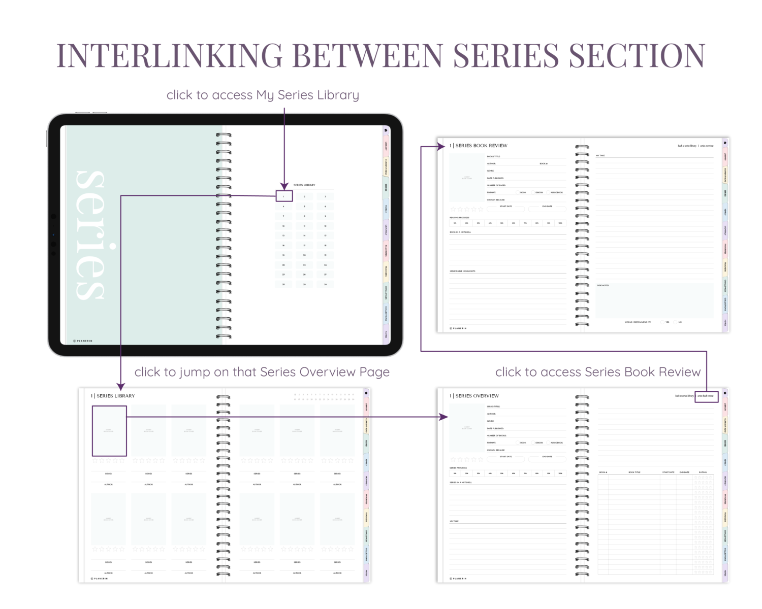 Interlinking Between series library in My New reading season pastel edition Interlinking Between series library in My New reading season pastel edition