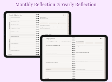 Monthly Reflection in Daily Digital Gratitude Journal