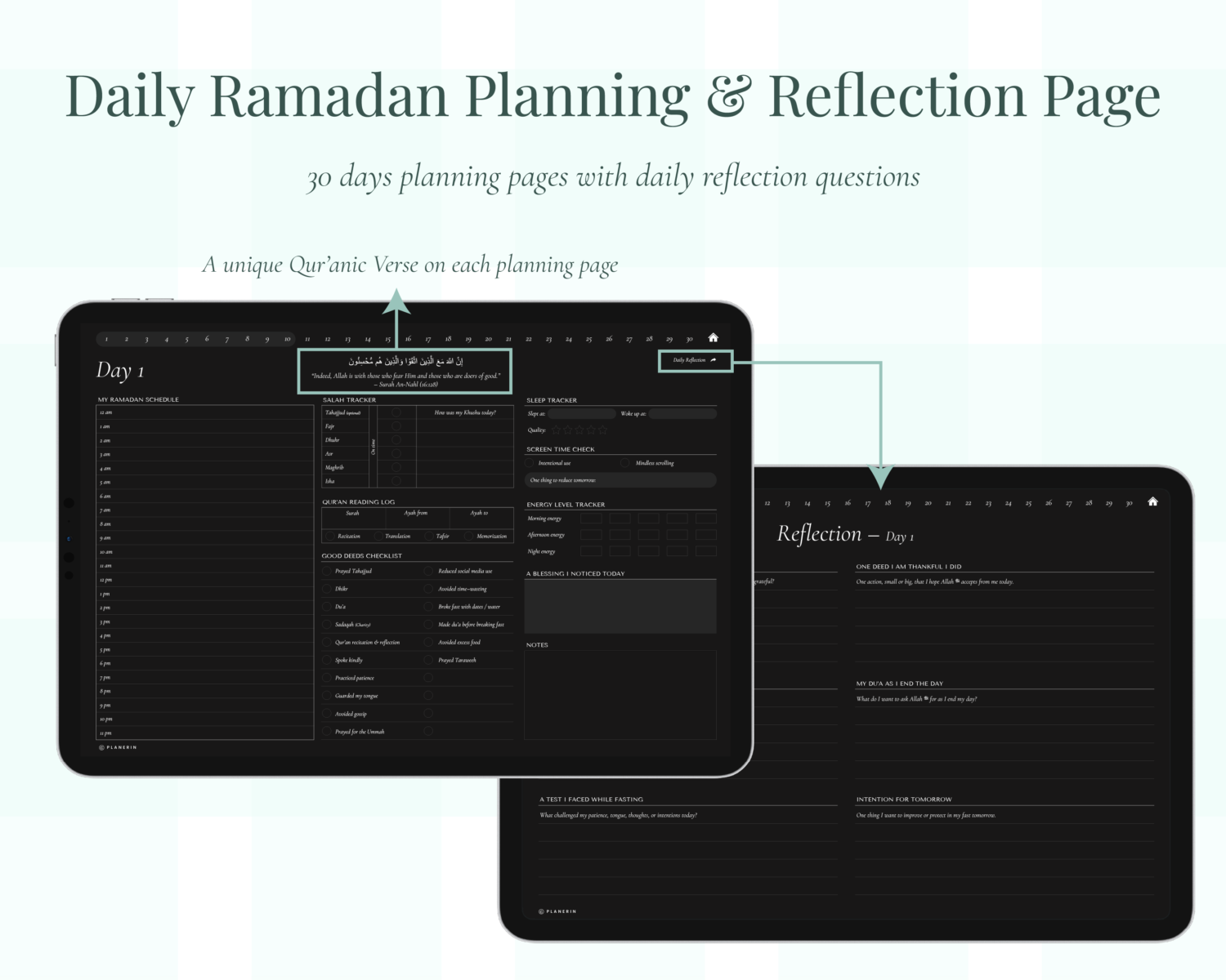 Ramadan Planner & Journal linking