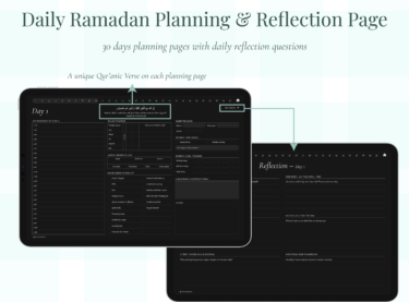 Ramadan Planner & Journal linking