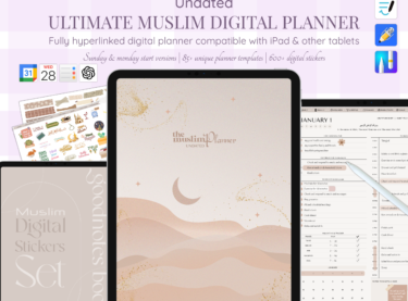 Undated Ultimate Muslim Digital Planner